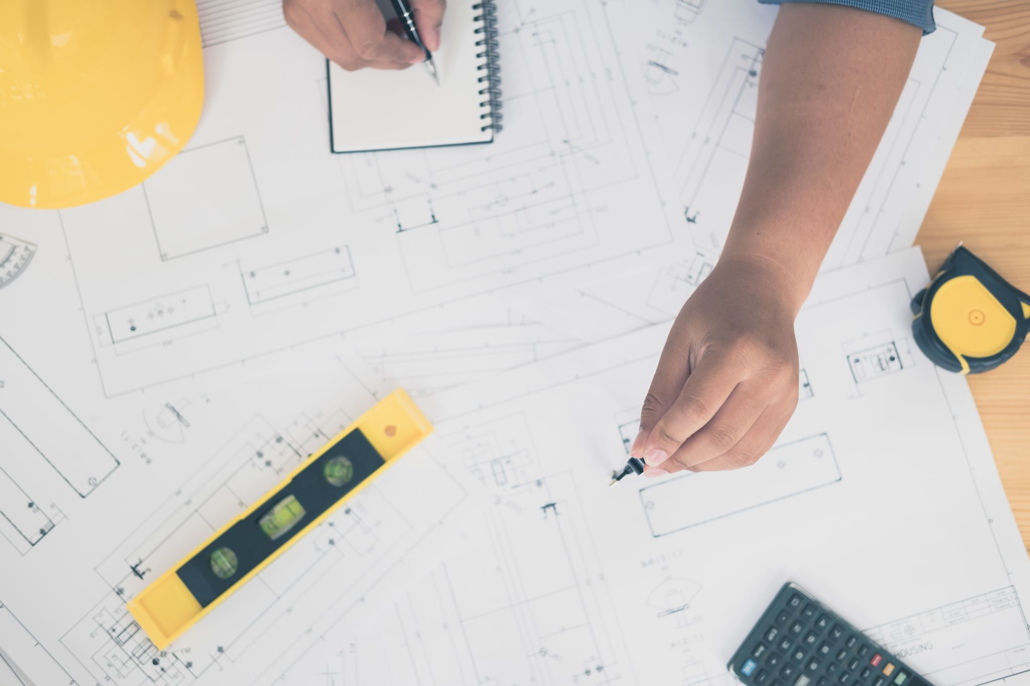 Person-working-on-a-table